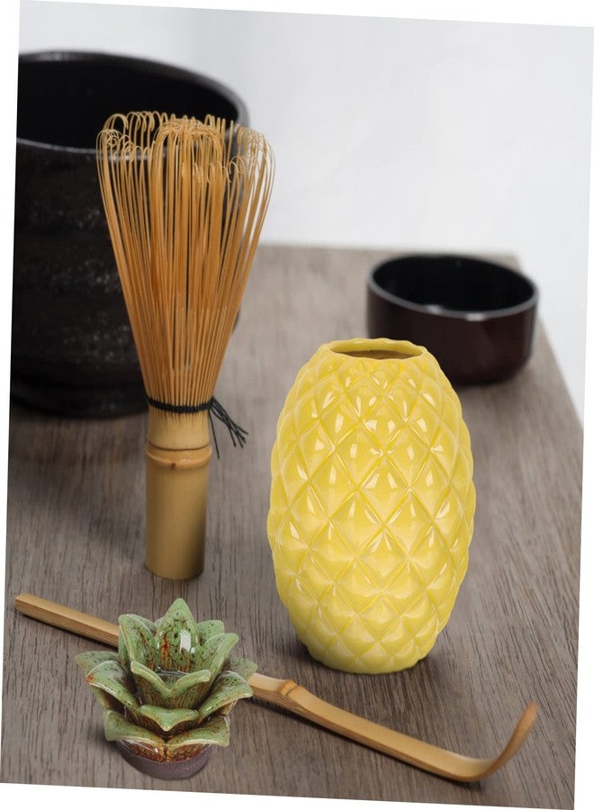 NAMOARLY Pineapple Tea Cookie Storage Jar Tea Jars for Loose Tea Mini Ceramic Canisters Snacks Jar Handmade Containers & Storage Containers with Lids Ceramics Ceramic Pot Seal Travel - Image 5